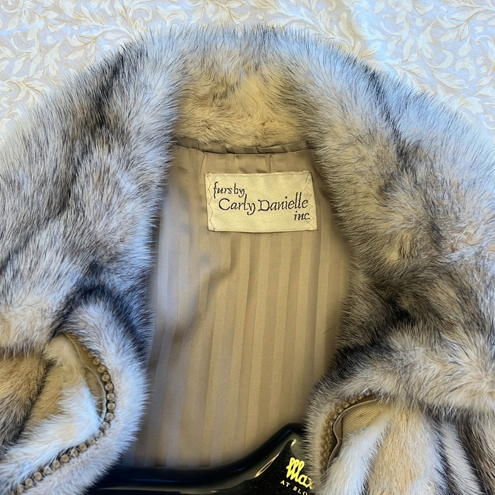 GENUINE MINK BOMBER JACKET - Picture 11 of 14